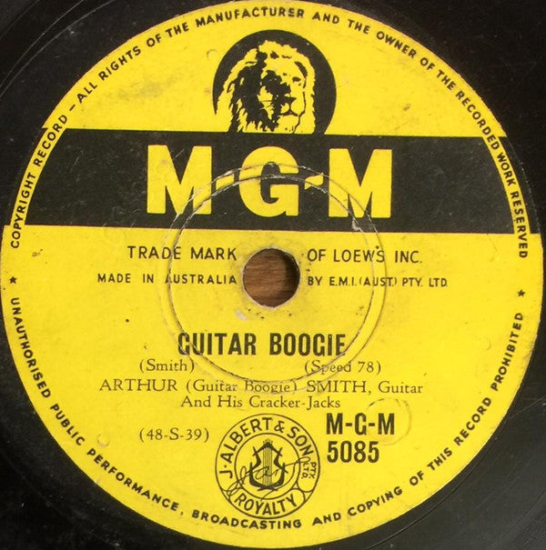 Arthur (Guitar Boogie) Smith And His Cracker-Jacks* : Guitar Boogie / Twelfth Street Rag (Shellac, 10")