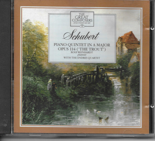 Schubert* - Rolf Reinhardt With The Endres Quartet* : Piano Quintet In A Major Opus 114 ('The Trout') (CD, Comp, RE)