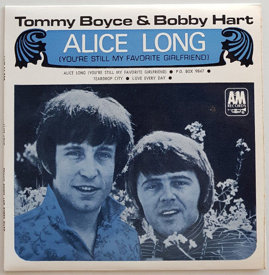 Tommy Boyce & Bobby Hart* : Alice Long (7", EP, Mono)