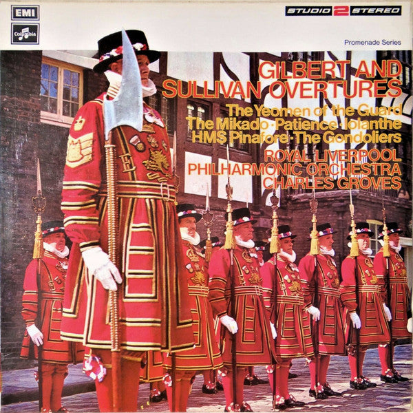 Gilbert & Sullivan, Royal Liverpool Philharmonic Orchestra, Sir Charles Groves : Overtures (LP, Album)