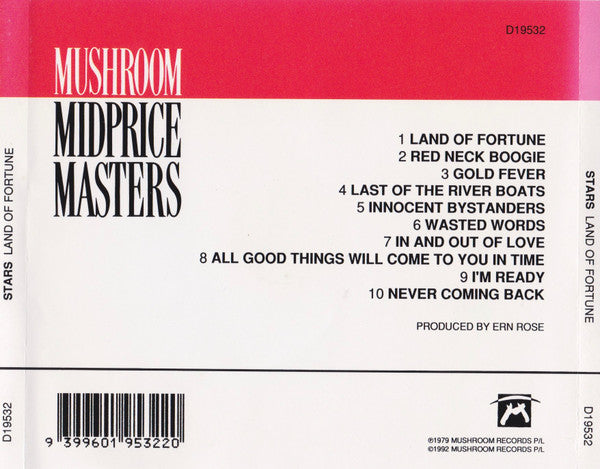 Stars (6) : Land Of Fortune (CD, Album, RE)