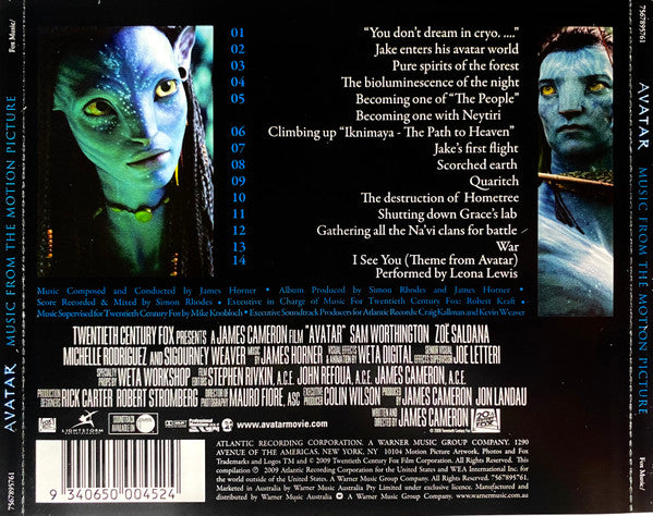James Horner : Avatar (Music From The Motion Picture) (CD, Album)