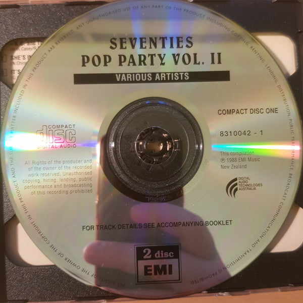 Various : Seventies Pop Party Volume II (2xCD, Comp)