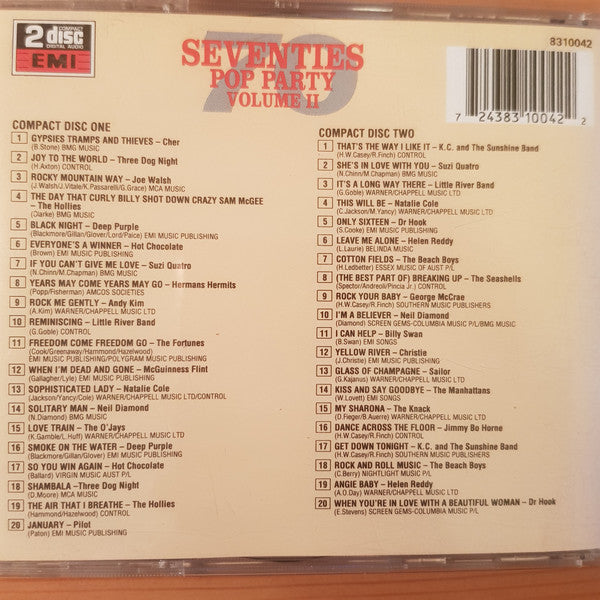 Various : Seventies Pop Party Volume II (2xCD, Comp)
