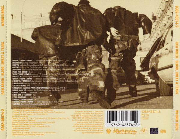 Raw Breed : Blood, Sweat & Tears (CD, Album)
