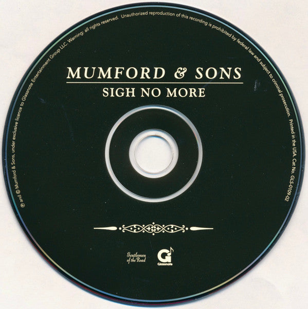 Mumford & Sons : Sigh No More (CD, Album, Dig)