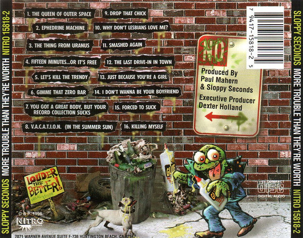 Sloppy Seconds : More Trouble Than They're Worth (CD, Album)