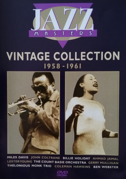 Various : Jazz Masters Vintage Collection 1958 - 1961 (DVD-V, Album, NTSC, Reg)