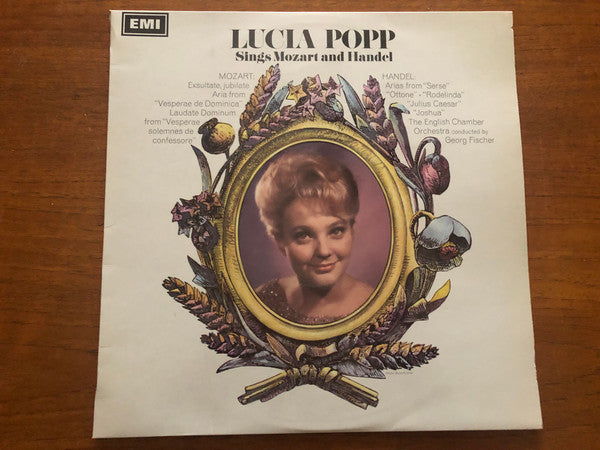 Wolfgang Amadeus Mozart, English Chamber Orchestra, Lucia Popp, Georg Fischer, Georg Friedrich Händel : Lucia Popp Sings Mozart And Handel (LP, Album, RE)