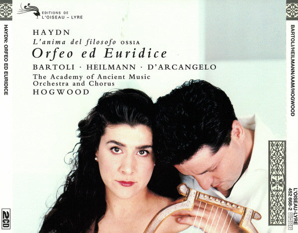 Haydn* • Bartoli* • Heilmann* • D'Arcangelo* • The Academy Of Ancient Music Orchestra* And Chorus*, Hogwood* : L'Anima Del Filosofo Ossia Orfeo Ed Euridice (2xCD, Album + Box)