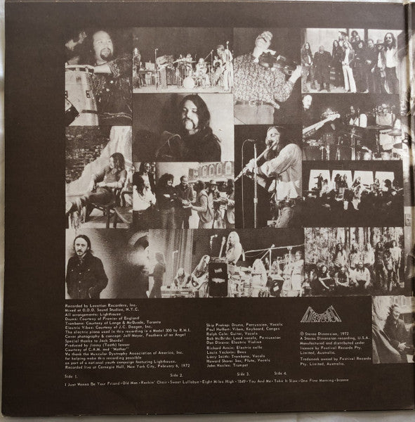 Lighthouse (2) : Lighthouse Live! (2xLP, Album, Gat)