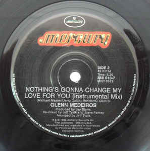 Glenn Medeiros : Nothing's Gonna Change My Love For You (7", Single)