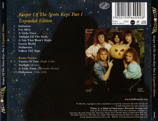 Helloween : Keeper Of The Seven Keys Part I (CD, Album, RE, RM, Exp)