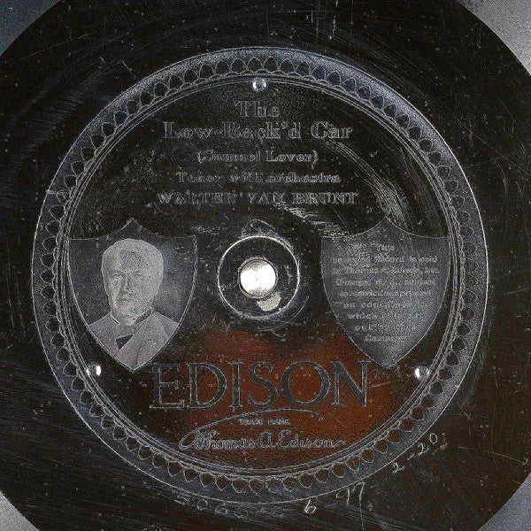 Walter Van Brunt / Shannon Quartet : The Low-Back'd Car / Katy Mahone (Edison Disc)