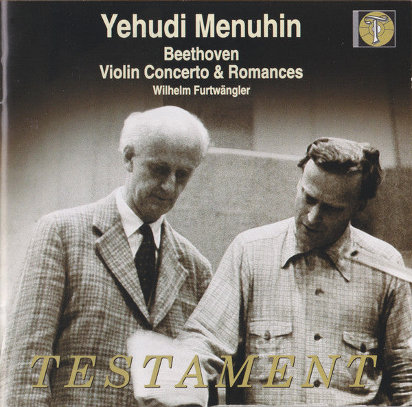 Yehudi Menuhin, Beethoven*, Wilhelm Furtwängler : Violin Concerto & Romances (CD, Comp, Mono, RM)