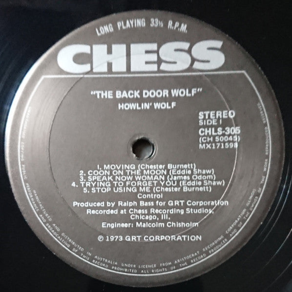 Howlin' Wolf : The Back Door Wolf (LP, Album)