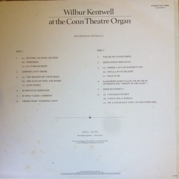 Wilbur Kentwell : You're My Everything (LP)