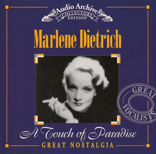 Marlene Dietrich : A Touch Of Paradise (CD, Comp)