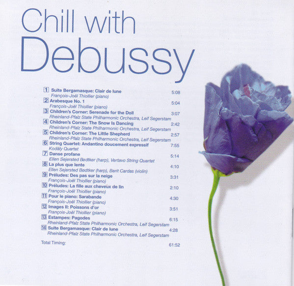 Debussy* : Chill With Debussy (CD, Comp)
