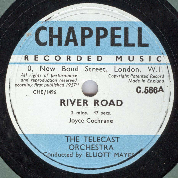 The Telecast Orchestra Conducted By Elliott Mayes : River Road / Sweet Sorrow ; Dreamy Mood (10")