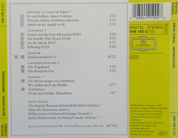 Bryn Terfel : Impressions (CD, Comp, PMD)