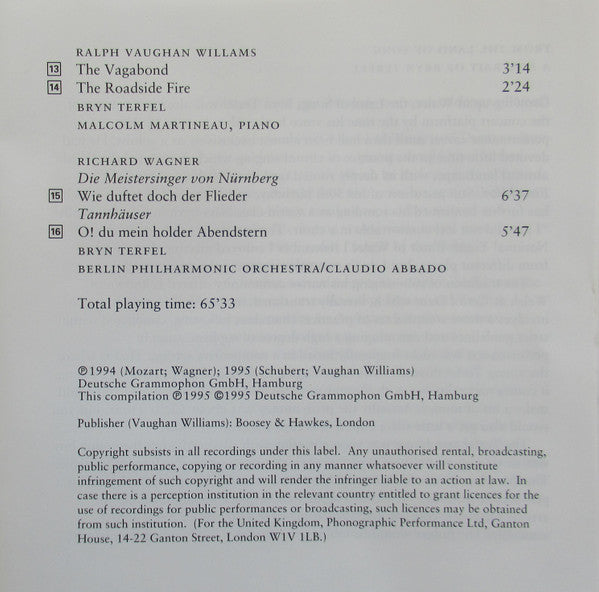 Bryn Terfel : Impressions (CD, Comp, PMD)