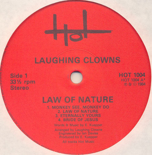 Laughing Clowns : Law Of Nature (LP, Album)