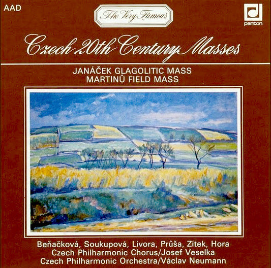 Leoš Janáček, Bohuslav Martinů : Czech 20th Century Masses / Janáček Glagolitic Mass / Martinů Field Mass (CD)