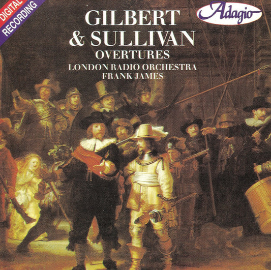 London Radio Orchestra, Frank James (21) : Gilbert & Sullivan Overtures (CD, Album, Comp)