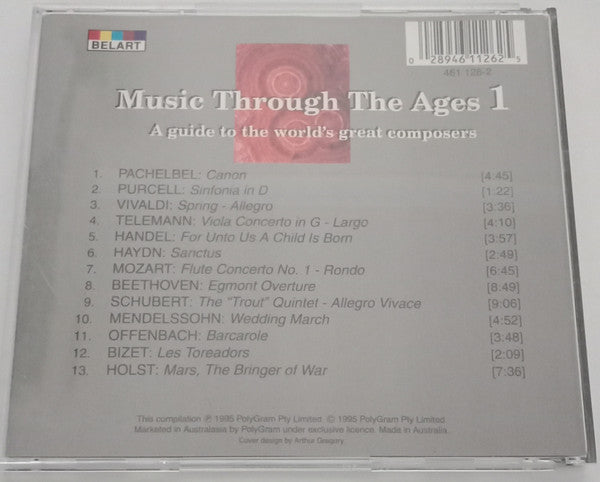 Various : Music Through The Ages 1 (CD, Album, Comp)