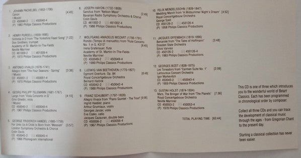 Various : Music Through The Ages 1 (CD, Album, Comp)