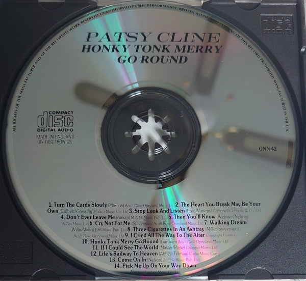Patsy Cline : Honky Tonk Merry Go Round (CD, Comp)