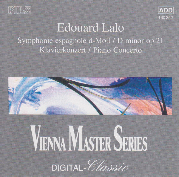 Édouard Lalo : Symphonic Espagnole D-Moll = D Minor Op, 21 / Klavierkonzert = Piano Concerto (CD, Album)