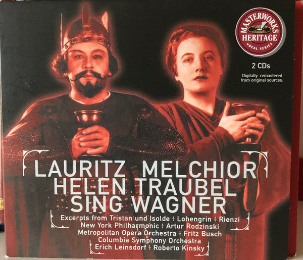 Wagner*, Lauritz Melchior, Helen Traubel : Lauritz Melchior Helen Traubel Sing Wagner (2xCD, Comp, Mono)