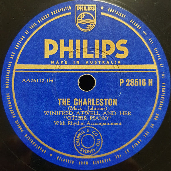Winifred Atwell : The Charleston / Vendetta (Shellac, 10")