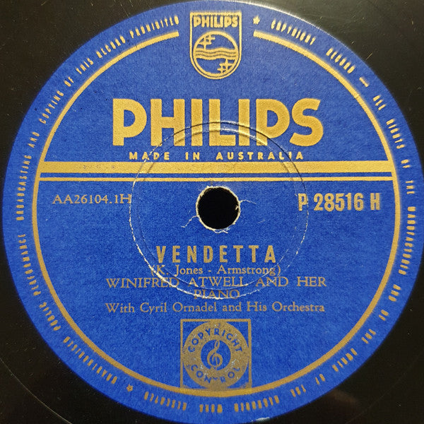 Winifred Atwell : The Charleston / Vendetta (Shellac, 10")