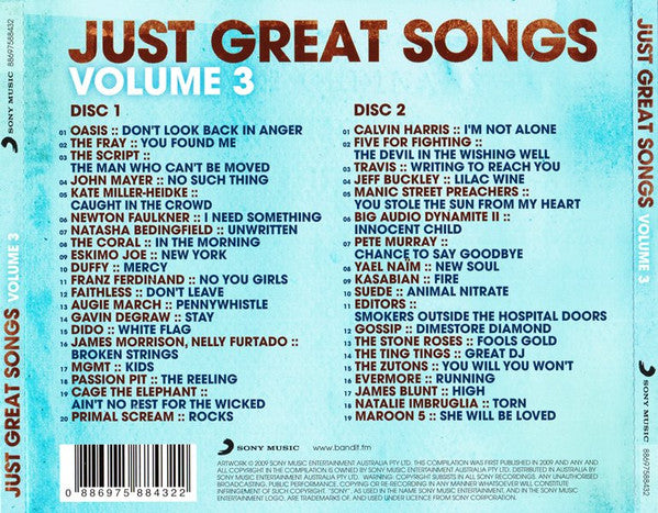Various : Just Great Songs Volume 3 (2xCD, Comp)