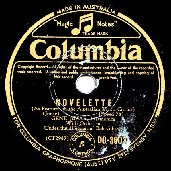 Gene Jimae : Riders In The Sky / Novelette (Shellac, 10")