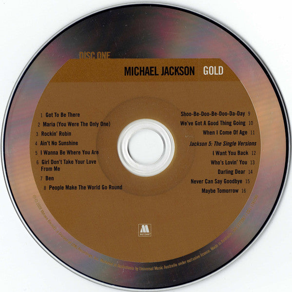 Michael Jackson : Gold (2xCD, Comp)