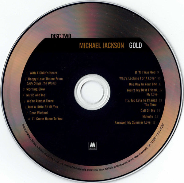 Michael Jackson : Gold (2xCD, Comp)