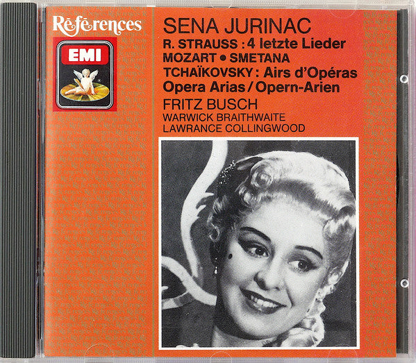Sena Jurinac – R. Strauss*, Mozart*, Smetana*, Tchaïkovsky* – Fritz Busch, Warwick Braithwaite, Lawrance Collingwood : 4 Letzte Lieder / Airs D’Opéras / Opera Arias / Opern-Arien (CD, Comp, Mono, RM)
