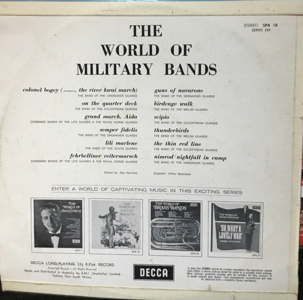 Various : The World Of Military Bands (LP, Comp)