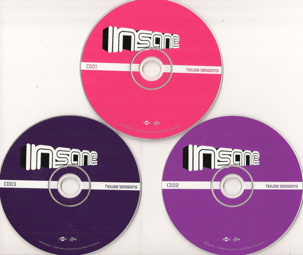 Sgt. Slick : Insane House Sessions (3xCD, Comp, Mixed)