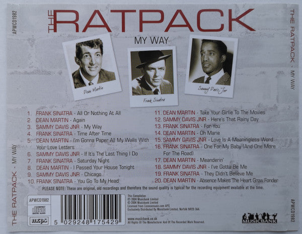 The Rat Pack : My Way (CD, Comp)