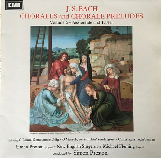 Johann Sebastian Bach : Chorales And Chorale Preludes Volume 2 Passiontide and Easter (LP)