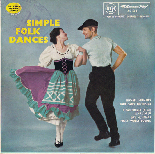 Michael Herman's Folk Dance Orchestra : Simple Folk Dances (7", EP)