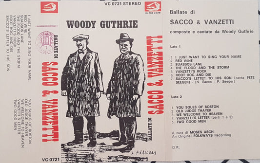 Woody Guthrie : Ballate Di Sacco & Vanzetti (Cass, Album)
