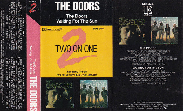 The Doors : The Doors / Waiting For The Sun (Cass, Comp, Two)