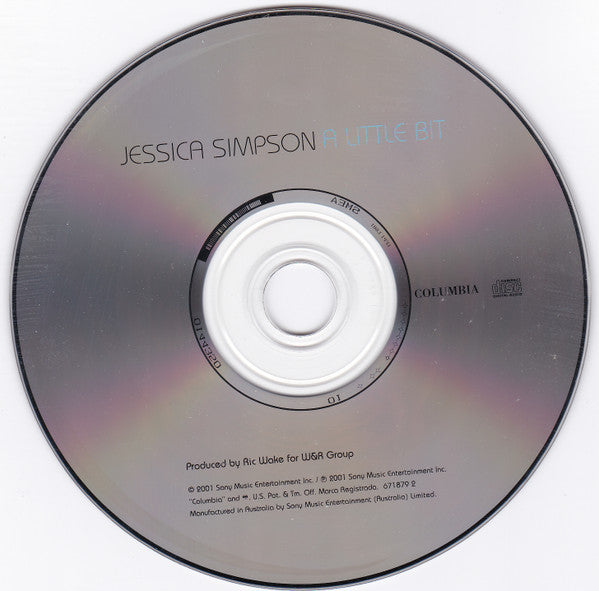 Jessica Simpson : A Little Bit (CD, Single)