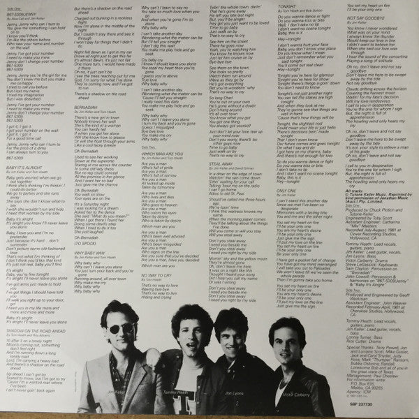 Tommy Tutone : Tommy Tutone-2 (LP, Album)
